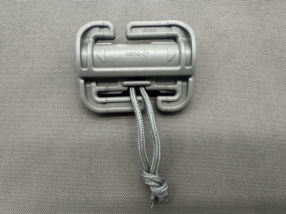 Duraflex Quick Attach Split Bar Quick Release Buckle Tubes - Wolf Grey