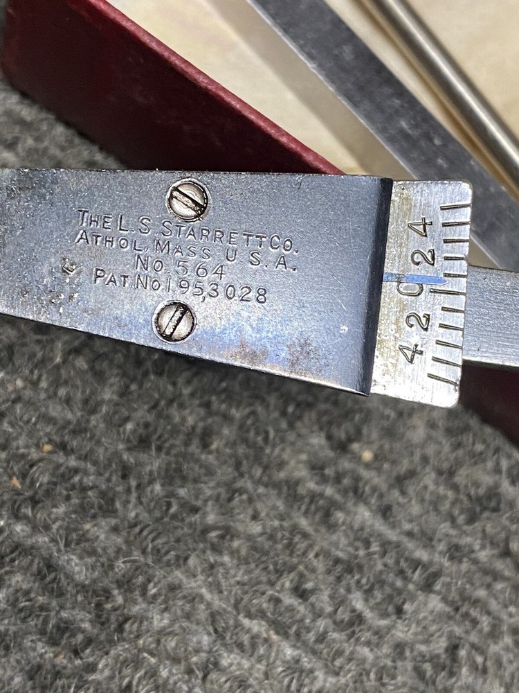 Starrett No. 564 "Junior" Indicator Kit, .001", +/- .005" Range, In Original Box