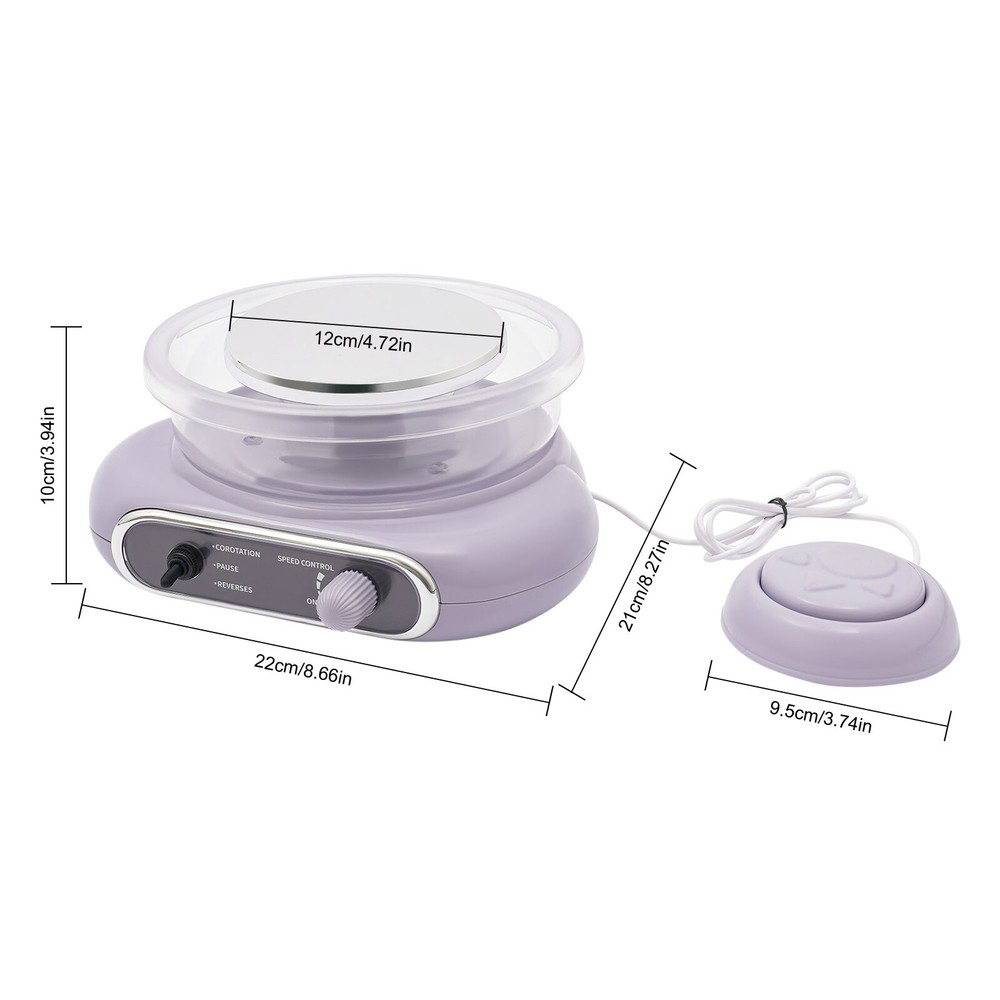 Electric Adjustable Speed Pottery Machine Mini Clay Making Pottery Craft Kit