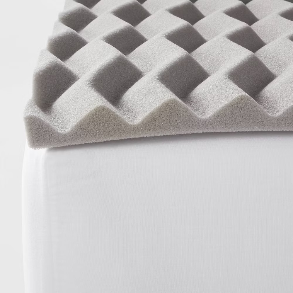 Full 1.5" Reversible Memory Foam Mattress Topper - Room Essentials
