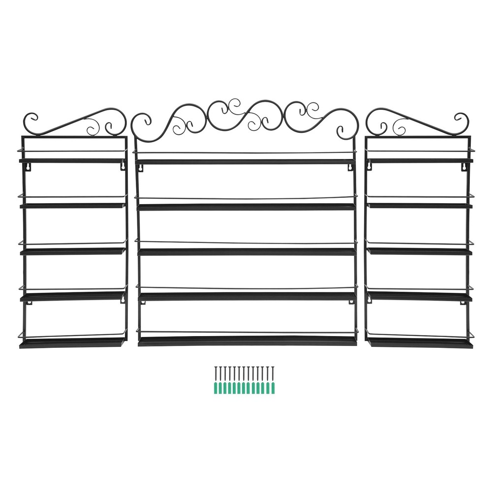 Wall Mounted Nail Polish Racks, Nail Polish Shelves Iron Rectangular NEW