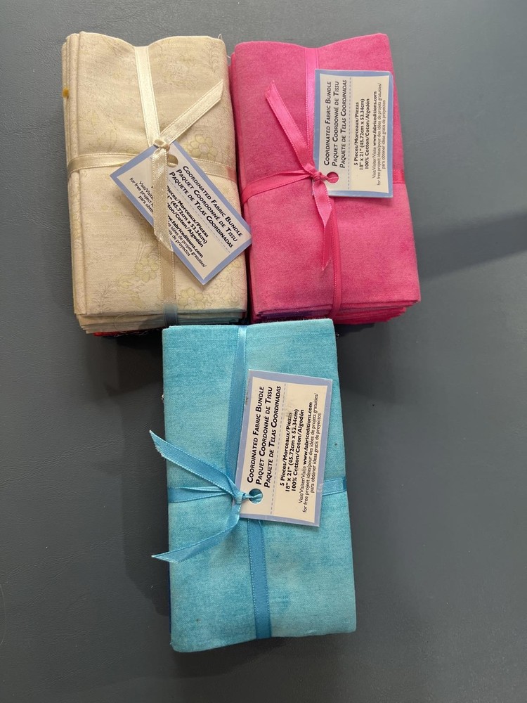 Craft Fabric Bundle Kits - Assorted Colors (SR595)