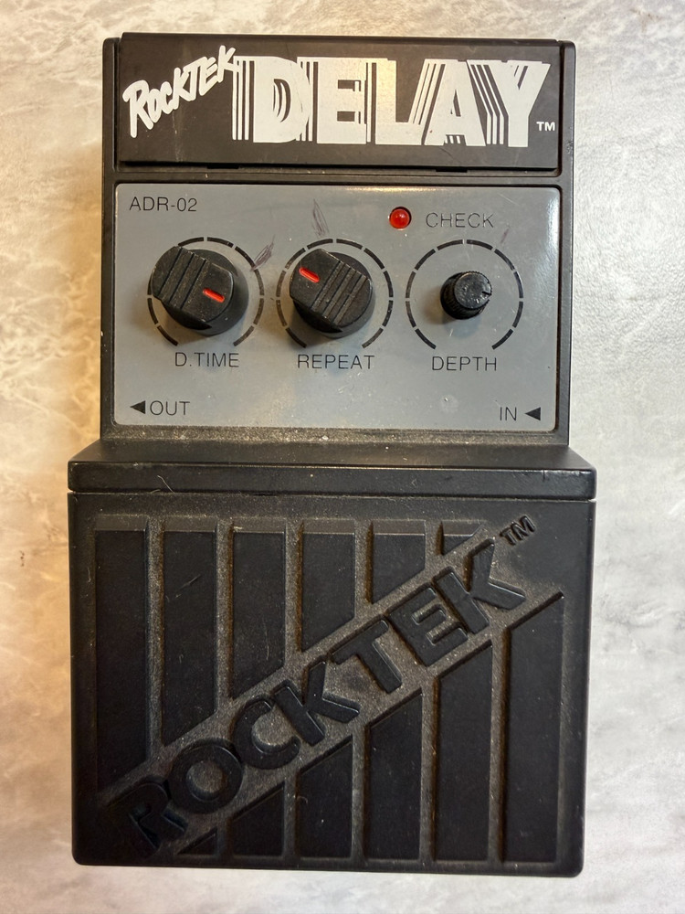 Rocktek ADR-02 Analog Delay Guitar Effect Pedal Tested Working