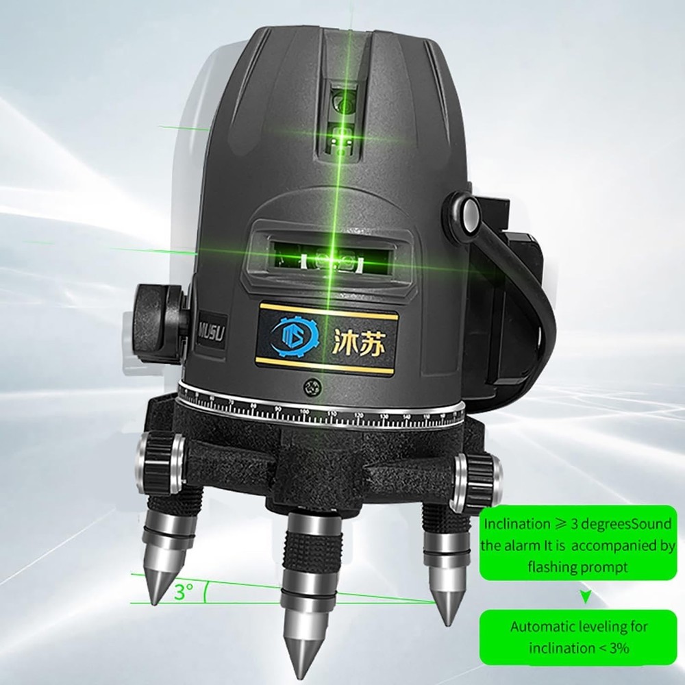 MusuInt Laser - 5 lines laser level 360 self leveling