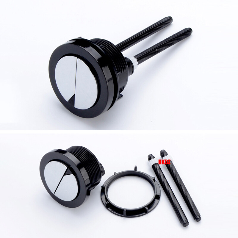 Round Single/Dual Flush Toilet Cistern Push Button Fitting Replace Water Saving