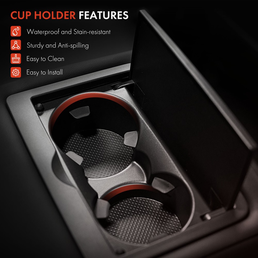 Front Center Console Cup Holder Roller Blind Cover for Porsche Cayenne 2003-2010