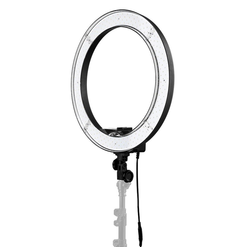 Flashpoint 13" -Dimmable LED 42W 5500K AC Powered Light Ring - White