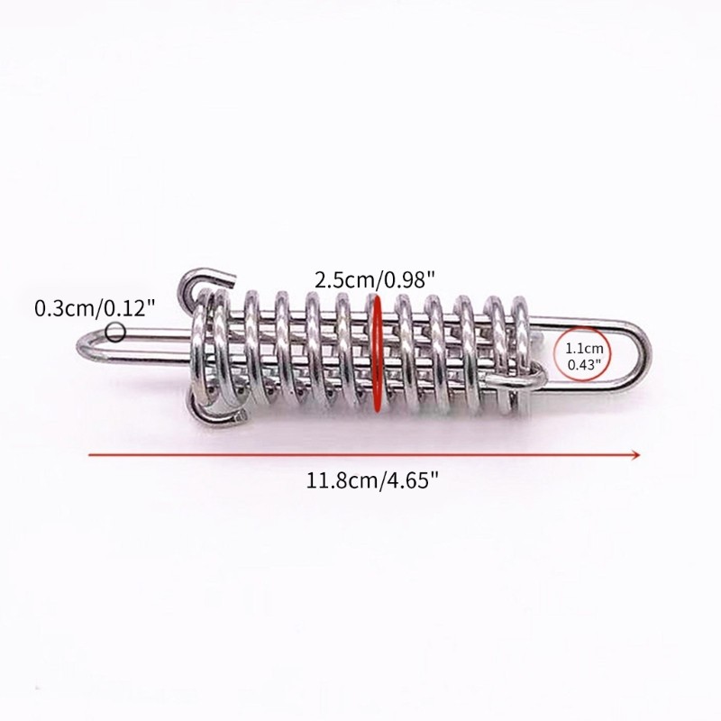 Docking Mooring Spring Shock Spring Antioxidation for Chains Ropes Camping Tents