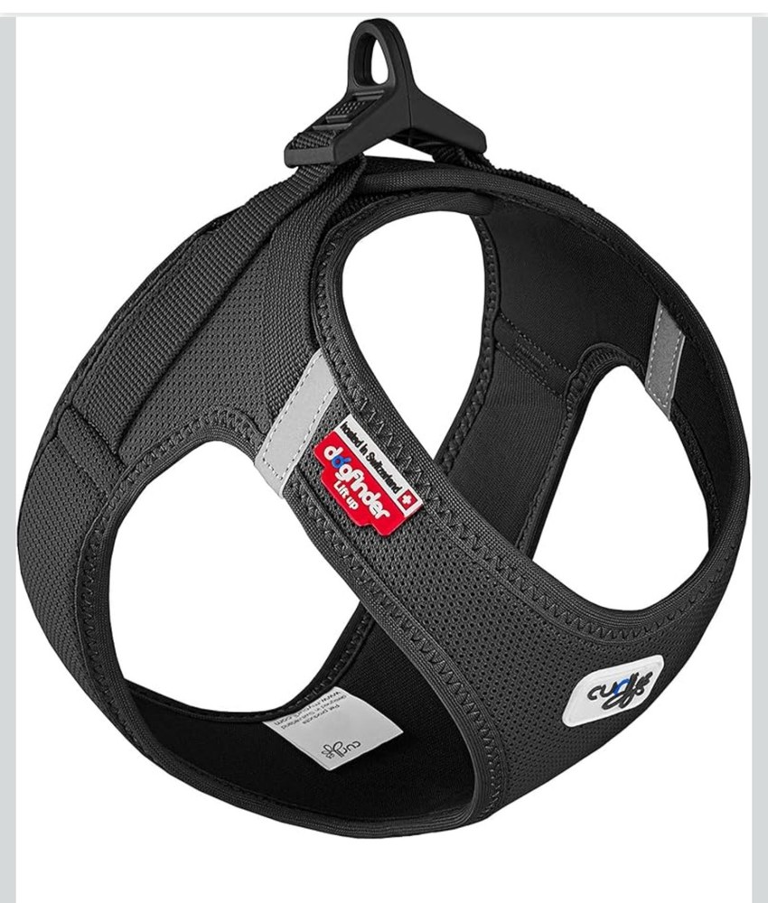 Curli Vest Air Mesh Harness Black Small