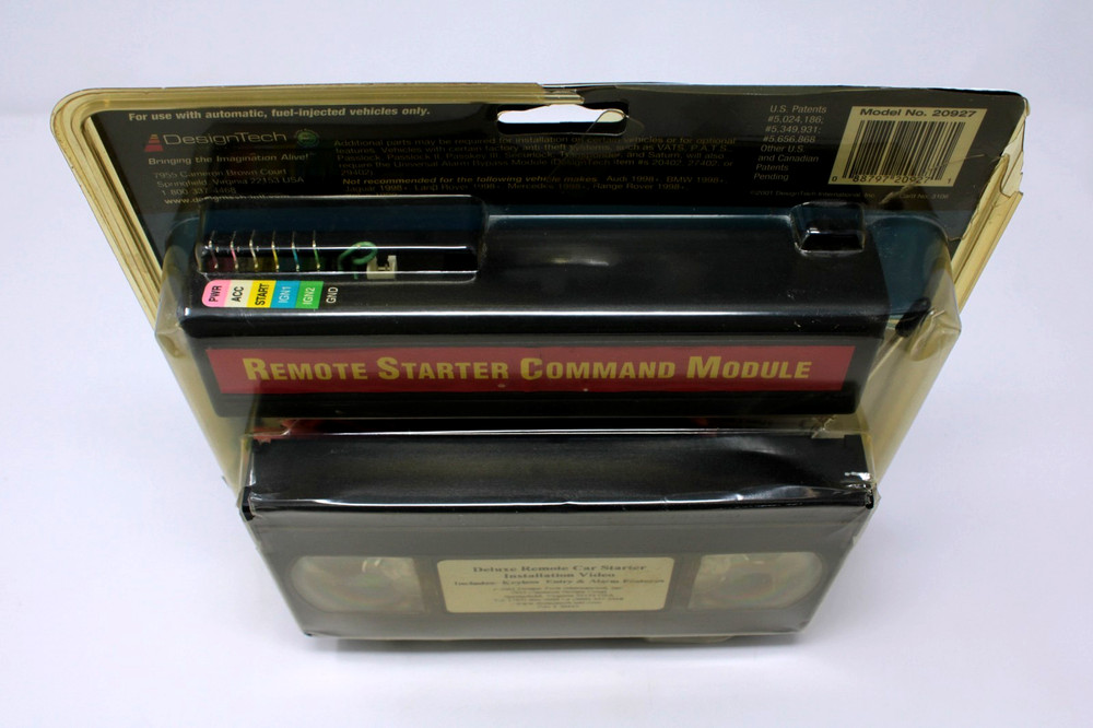 Vintage Remote Car Starter Command Module Kit NOS Model 20927 - 2001 DesignTech