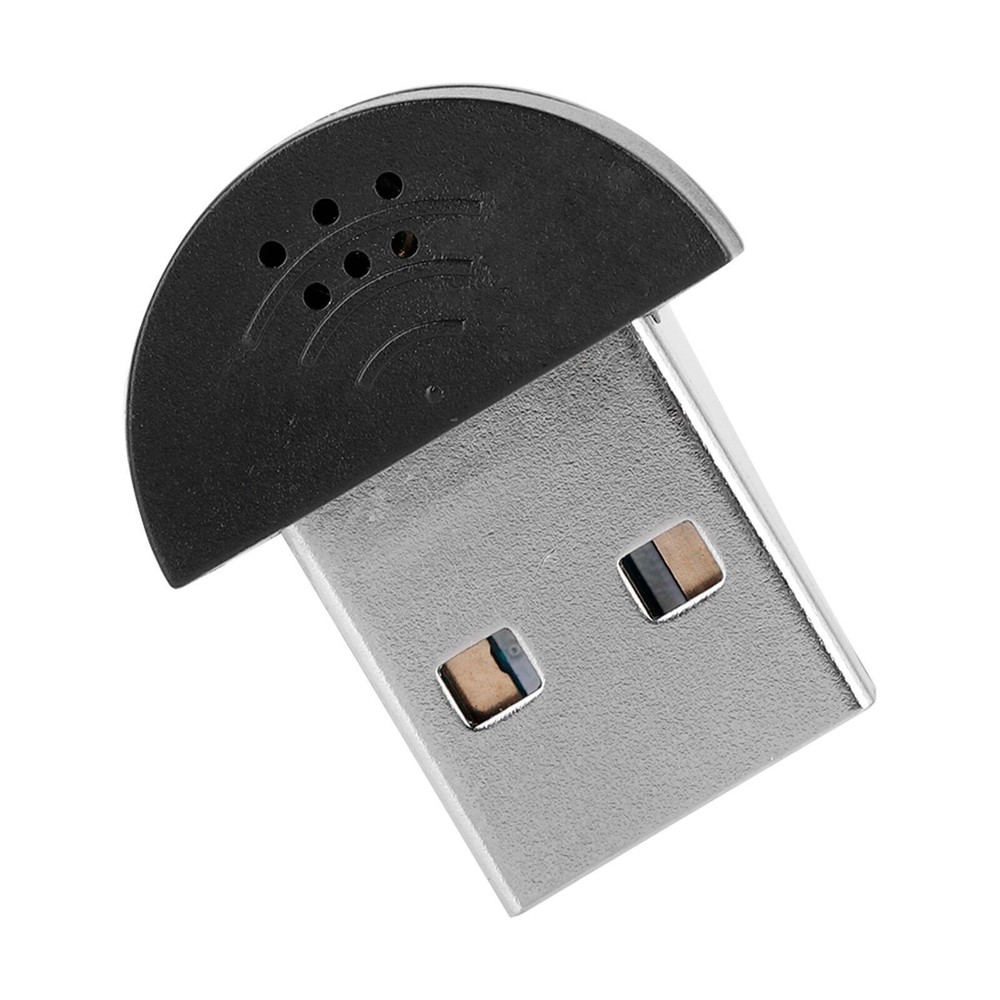 USB Mini Studio Speech Microphone Recording Audio MIC Adapter For Computer PC