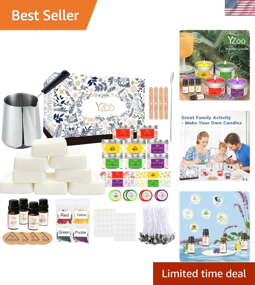 Creative Aromatherapy Candle Making Kit - Exquisite Gift for Any Occasion