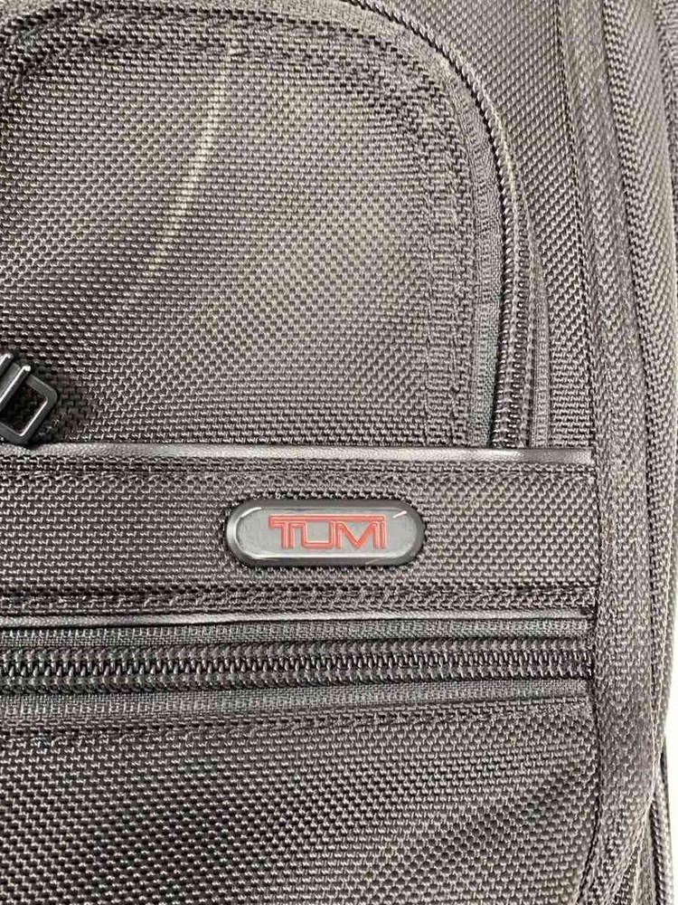 TUMI Black Briefcase Leather Business Bag used