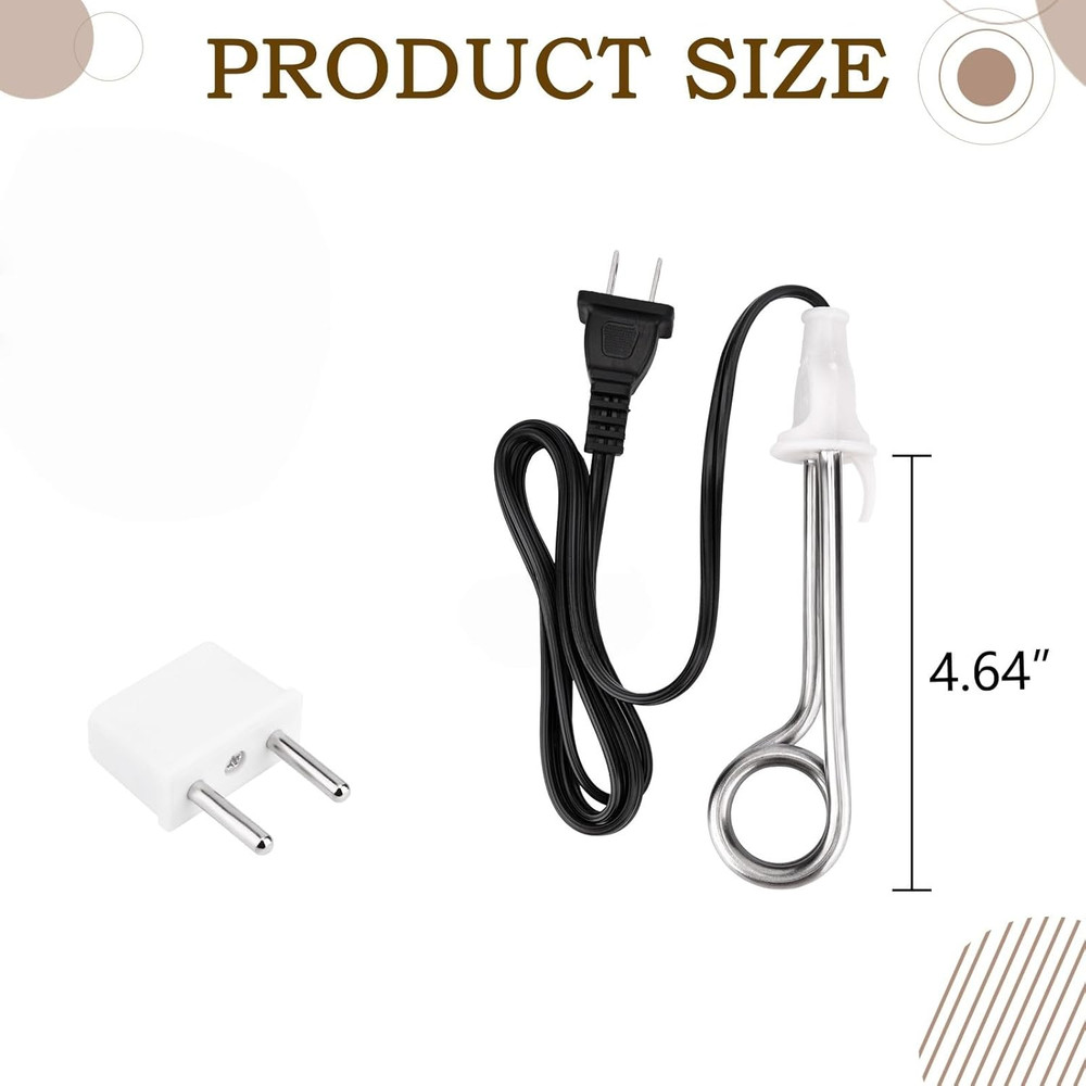 Travel Camping Accessories Tea Immersion Heater - Portable Immersion Water Heate