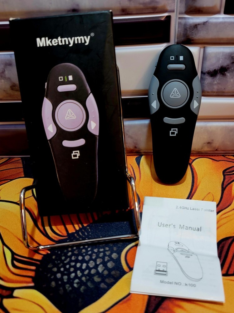 Power Point Presentation Wireless Laser Remote USB PPT PointerClicker NIB