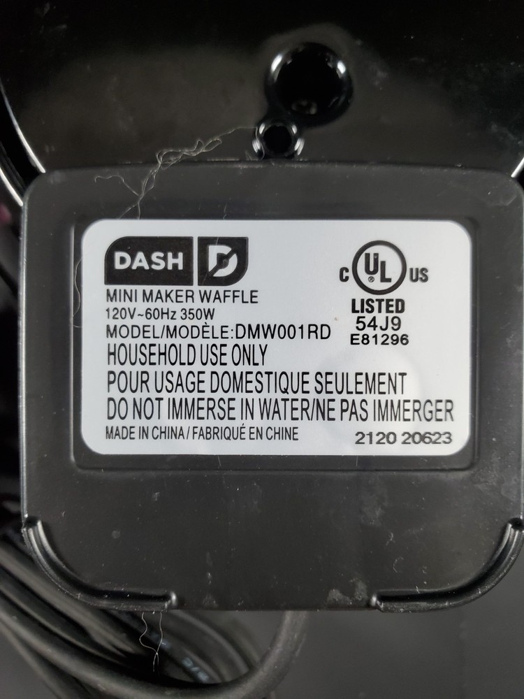 Red Dash Egg Bite Maker w/ 4 Molds & Dash Mini Waffle Maker