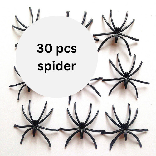 Halloween Spider Web with Black Spider Stretchable Cobweb Party Decoration