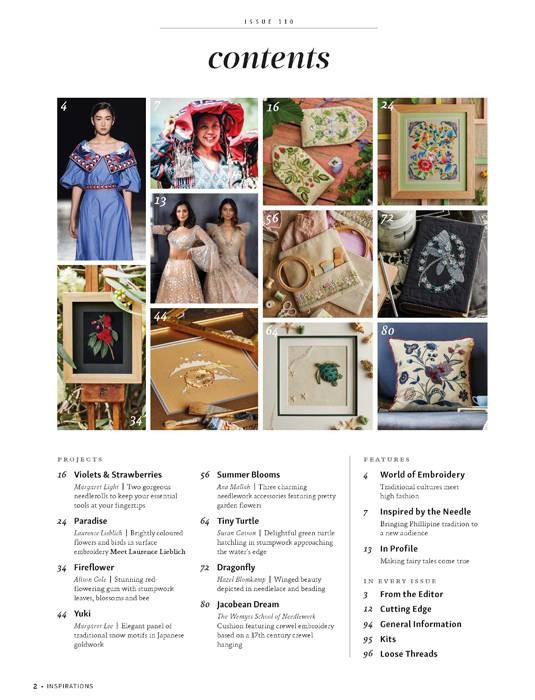 Inspirations Magazine Issue 110 - Stitching Sensations - New!