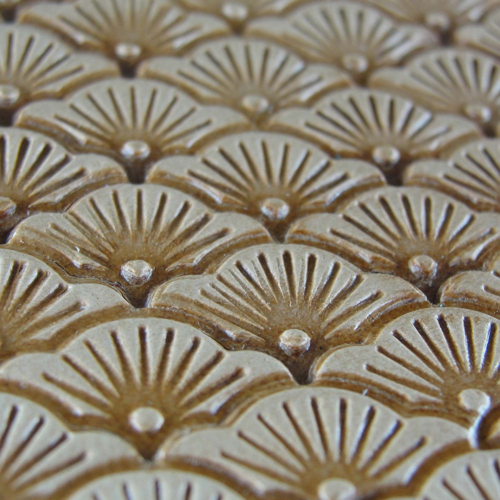 Leather Stamping Tool - Large Sunburst Geometric Stamp