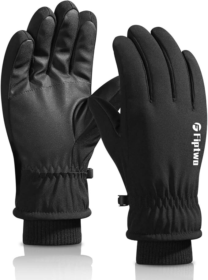 Waterproof Winter Gloves with Touchscreen Compatibility Extreme Weather (Medium)