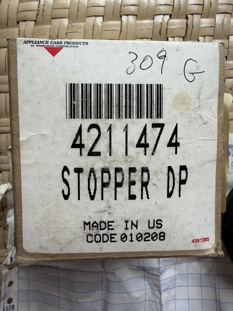 Stopper For Sink 422247 4 Whirlpool
