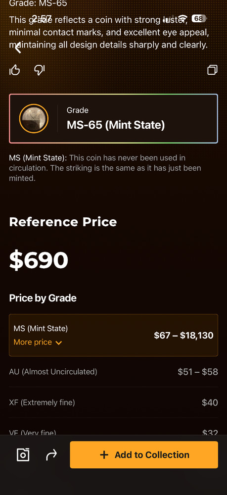 1923-S Monroe Doctrine Silver Commemorative Half Dollar--Stunning GEM BU!!