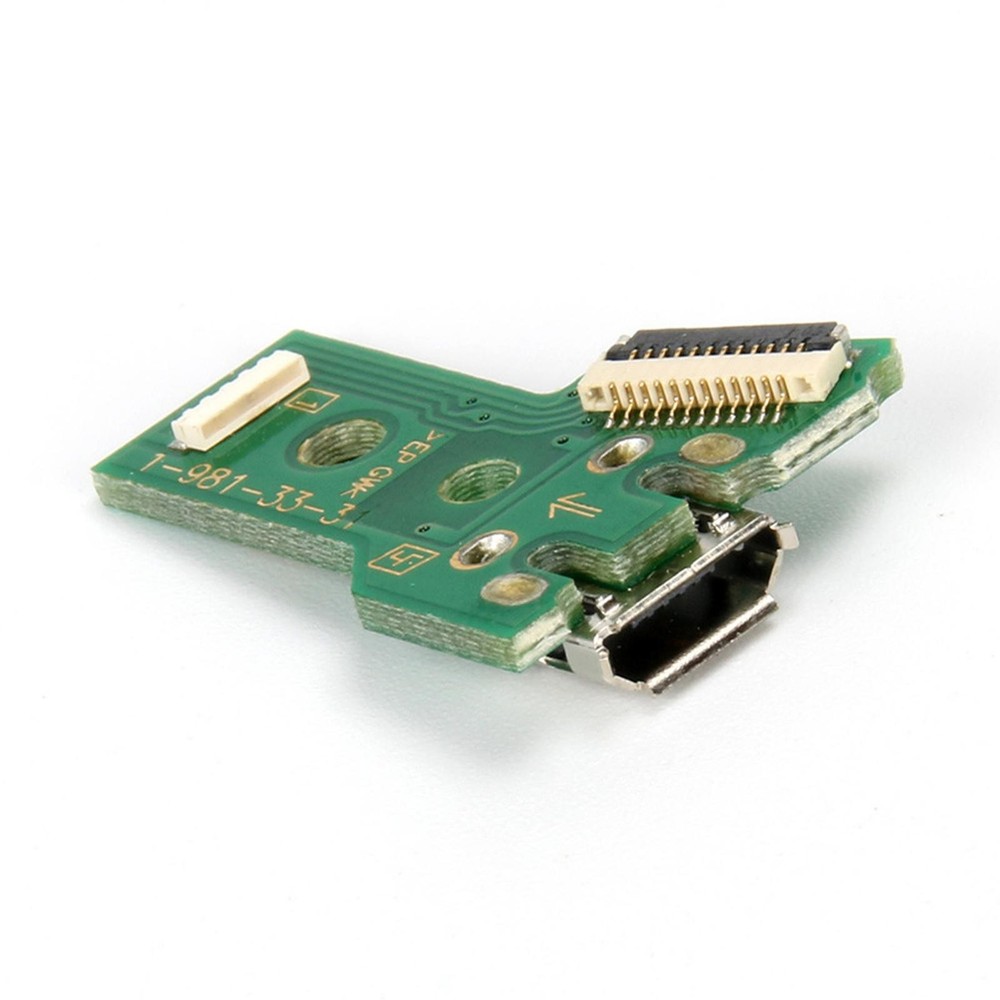 2* USB 12 Pin Socket Charging Port Board Parts For Sony PS4 Pro Controller