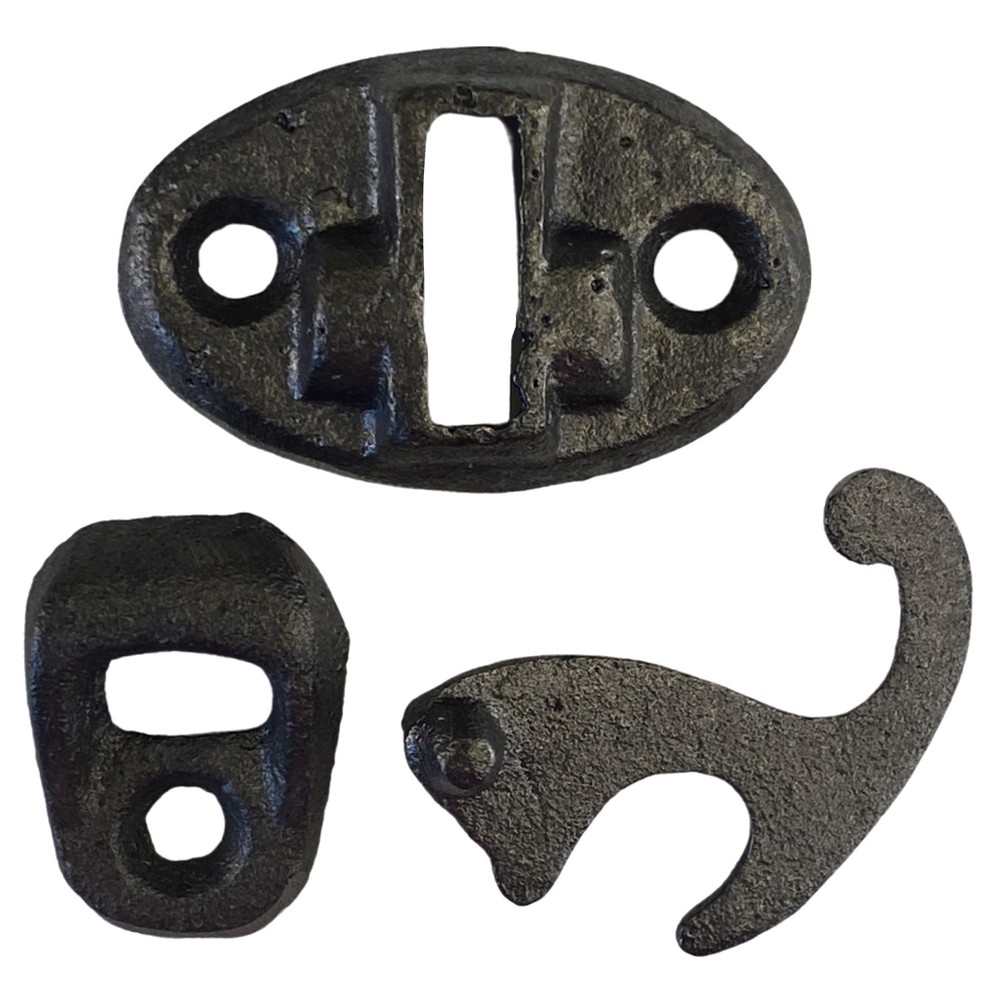 Cast Iron Shutter Fastener for Weather or Privacy