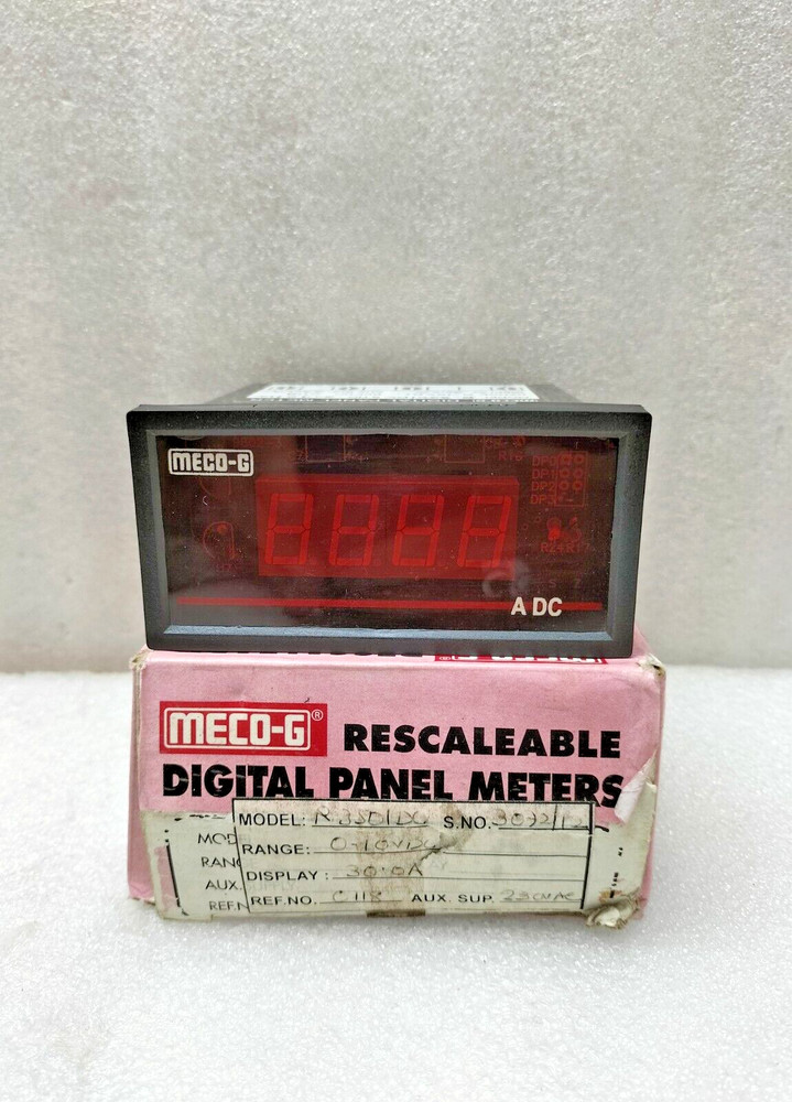 MECO-G R-3501DC RESCALABLE DIGITAL PANEL METER RANGE 0-10 VDC