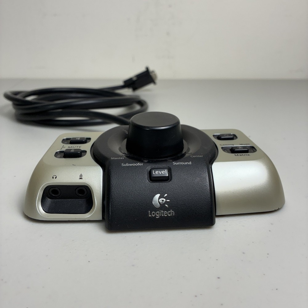 Logitech G51 Volume Controller Sound Wired Remote Pod Control Unit Only OEM 1B