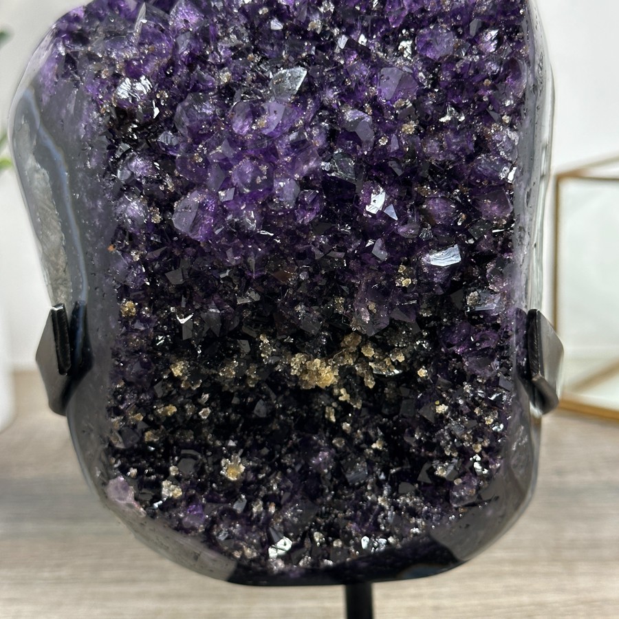 Top Grade Uruguayan Amethyst Crystal with Blue Agate Shell. MWS2480