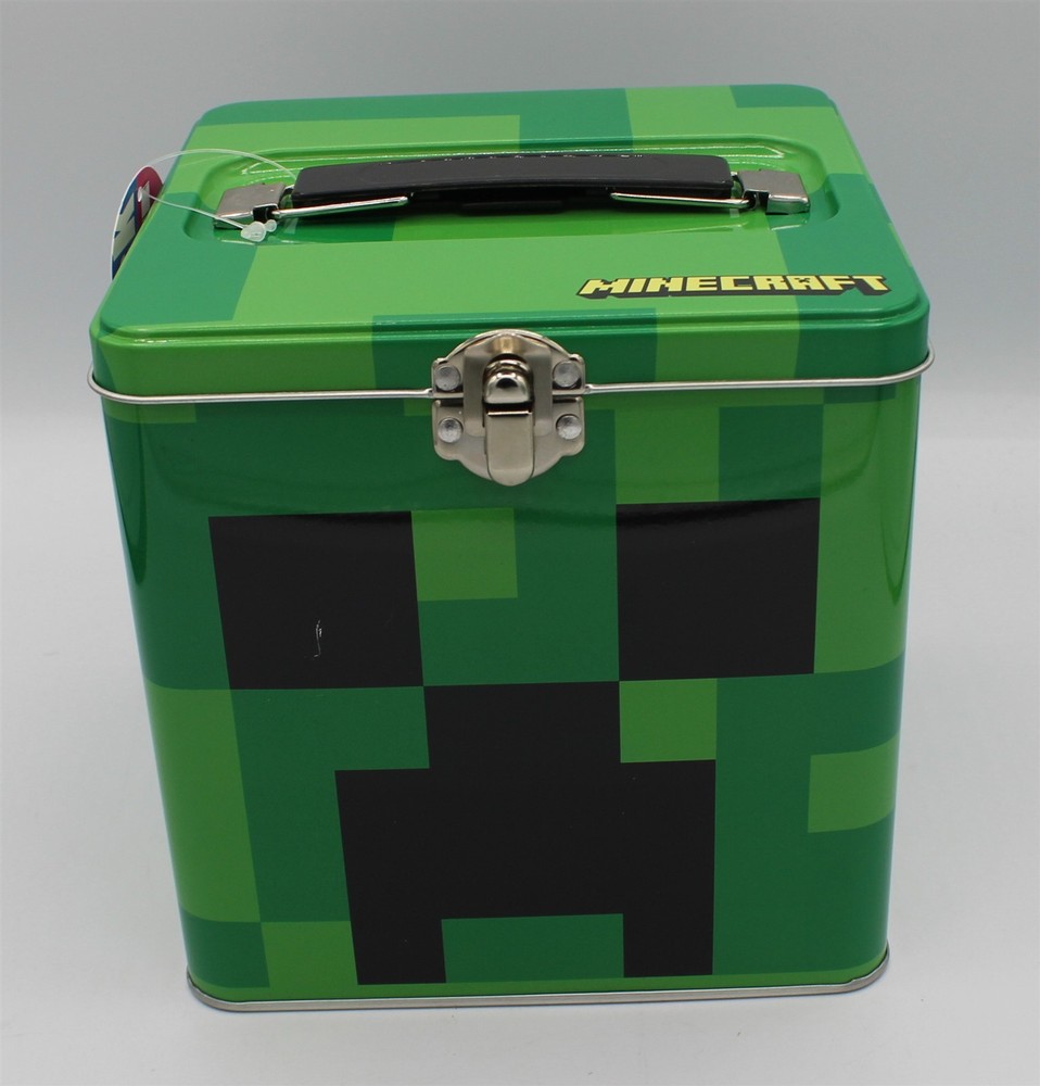 Tin Box Company Minecraft Stacking Cube Storage Fun Stash Box 5.75 Inches