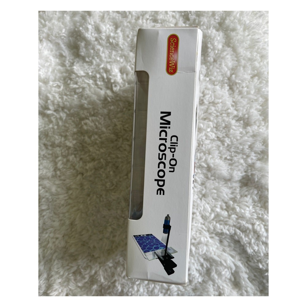 ScienceWiz Clip On Microscope Mobile Device Into High Performance Single Lens