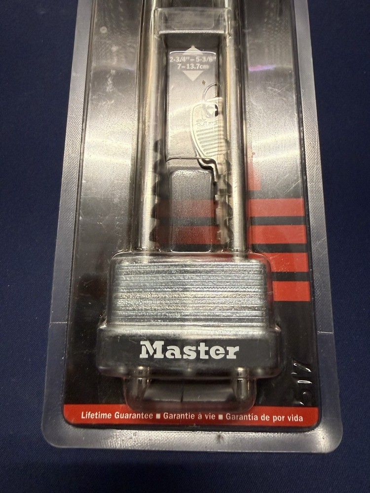 Master Lock 517D Padlock 2 -3/4" - 5-3/8" Long Adjustable Shackle