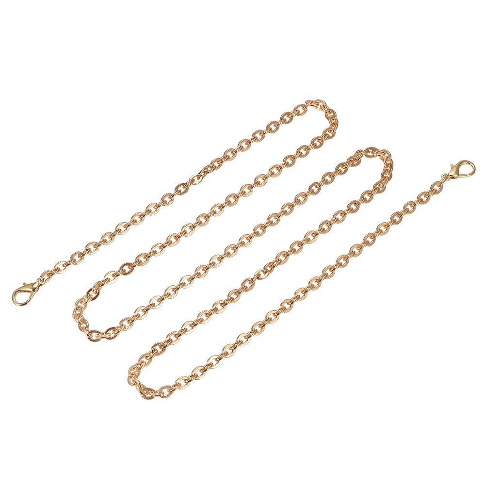 47"x0.22" Purse Chain Strap, Purse Handle Shoulder Replacement Strap, Gold