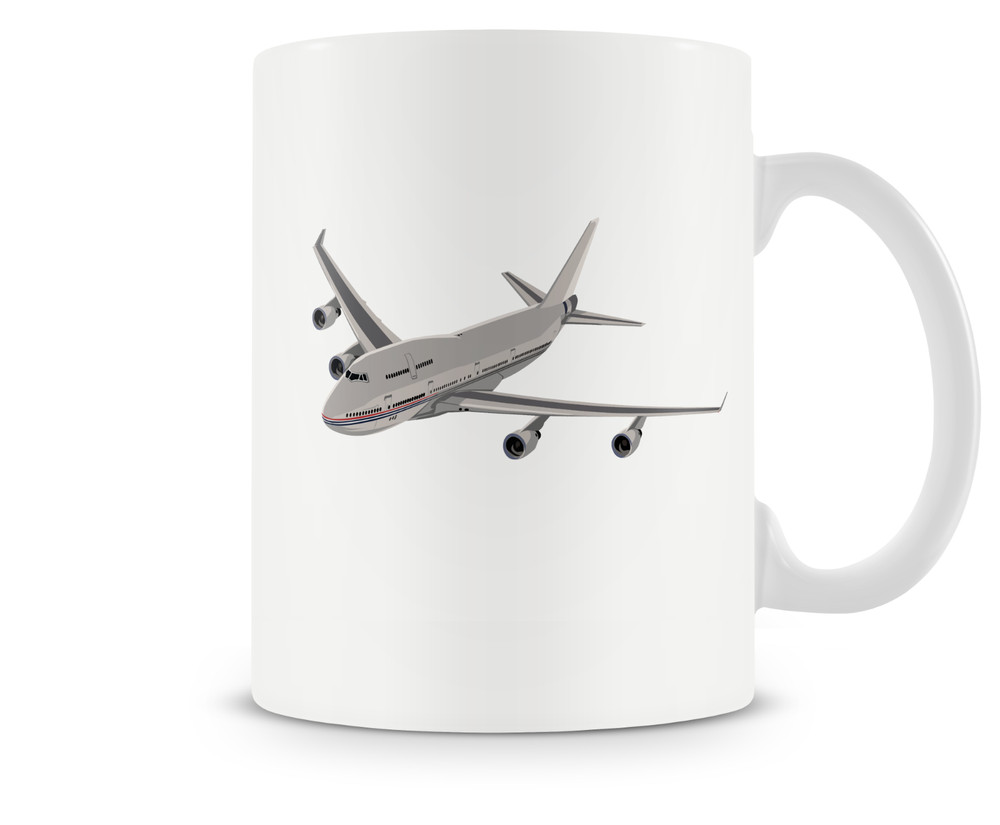 Boeing 747-400 Ceramic Coffee Mug - 15oz.