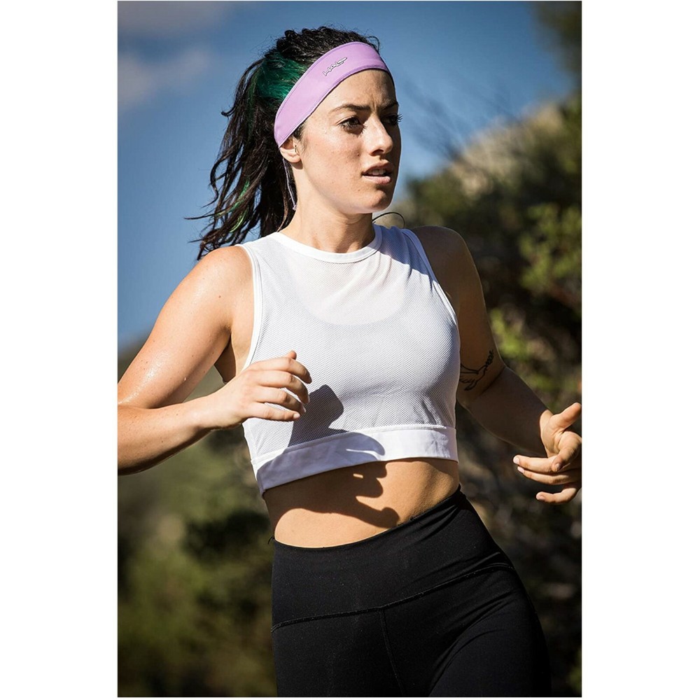 Halo Headband Sweatband Tie Navy