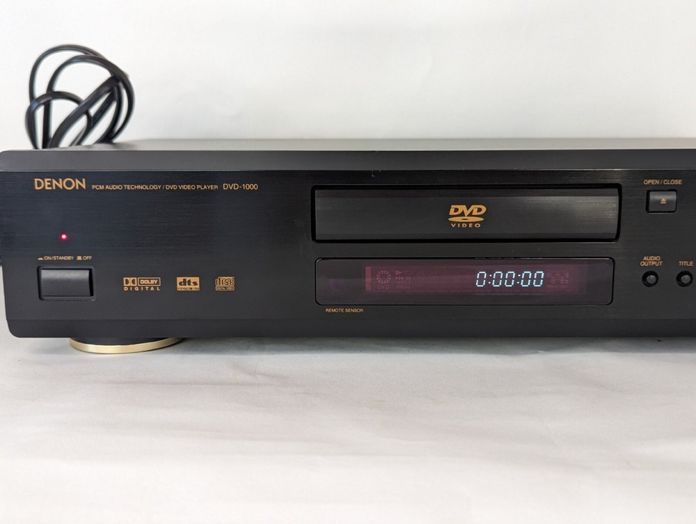 Denon DVD-1000 PCM Audio Technology DVD Player With Remote Tested Working