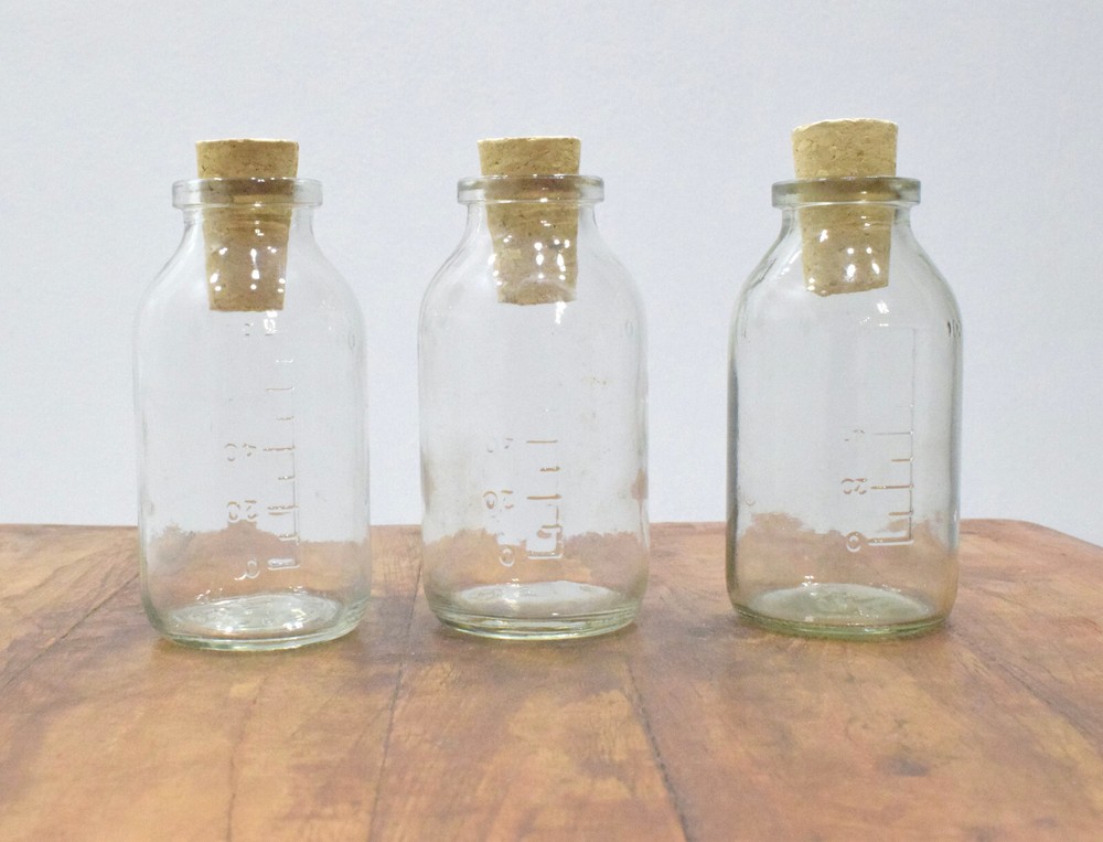 Clear Glass Craft Bottle