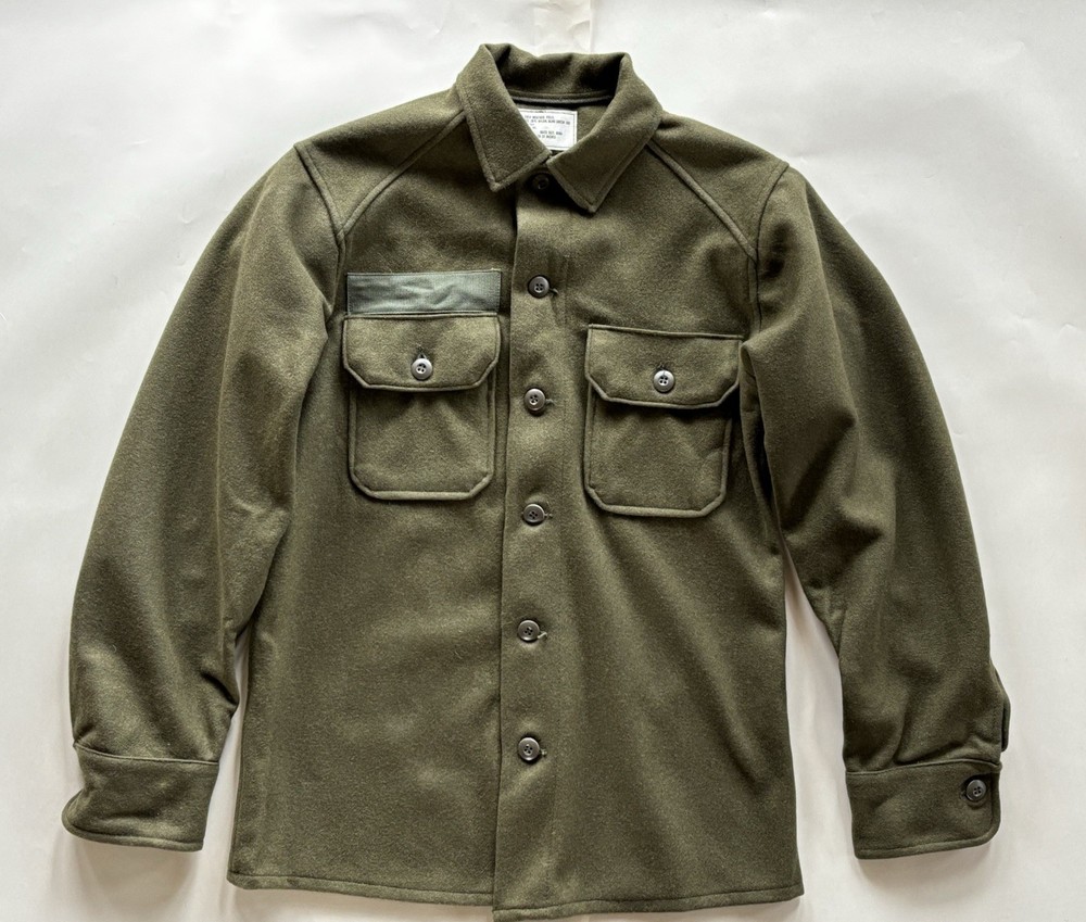 Korean War Era Cold Weather Wool Tunic, Size Small