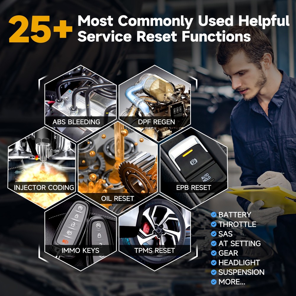 Ancel V6 PRO+ Bidirectional Scanner OBD2 All System Diagnostic Tool Key Coding