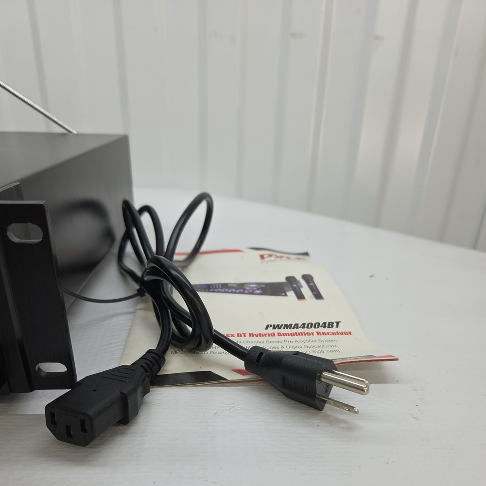 Bluetooth 3000w Rack Mount Amp 2 Channel Amplifier w/ Microphone Power