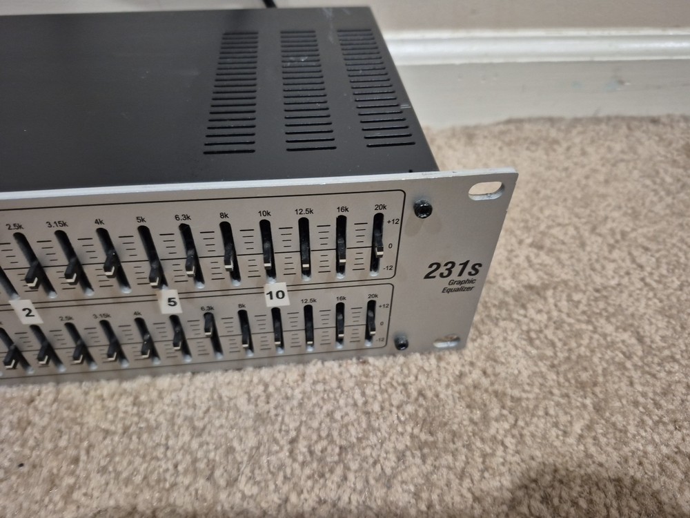 DBX 231s DBX231SV 2-Channel Graphic Equalizer