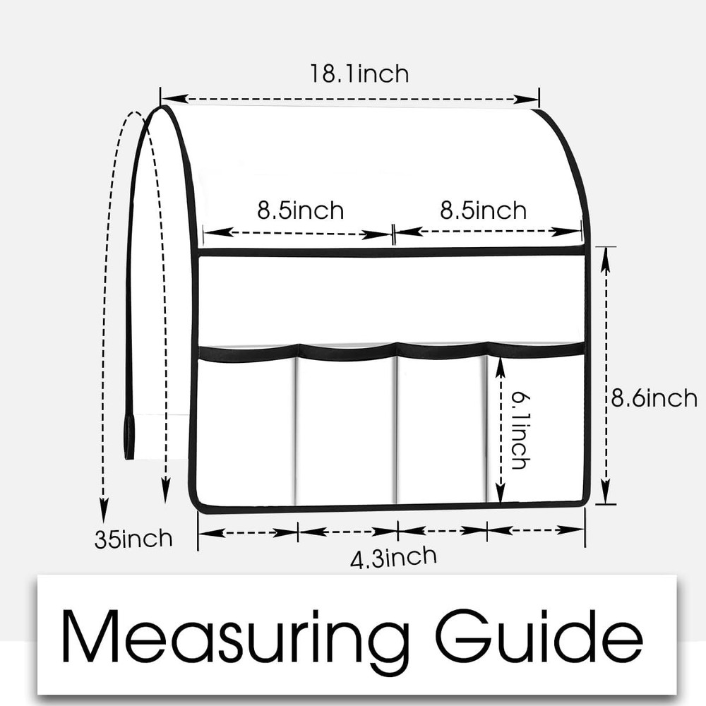 Adjustable Linen Armchair Caddy in Chocolate: Functional Sofa Storage Solution