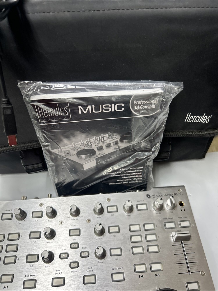 Hercules DJ Console Rmx - Mixer with case & usb cable