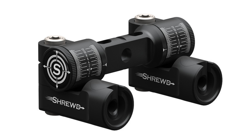 Shrewd Atlas Double Adjustable V-Bar Matte Black