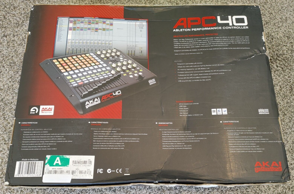 Akai Professional APC40 Ableton Performance Controller - Color Black