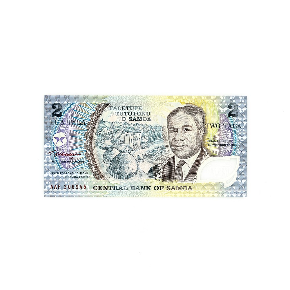 Samoa 2 Tala P-31f Polymer 1990 Au-Unc.