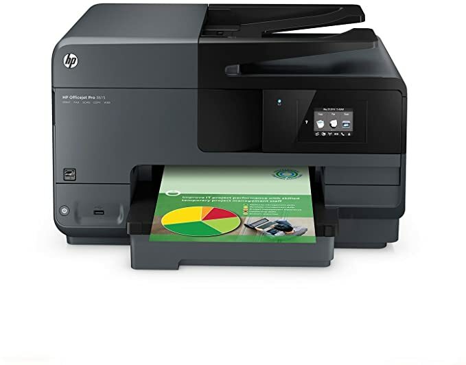 HP Officejet Pro 8615 Printer Missing Ink and Printhead