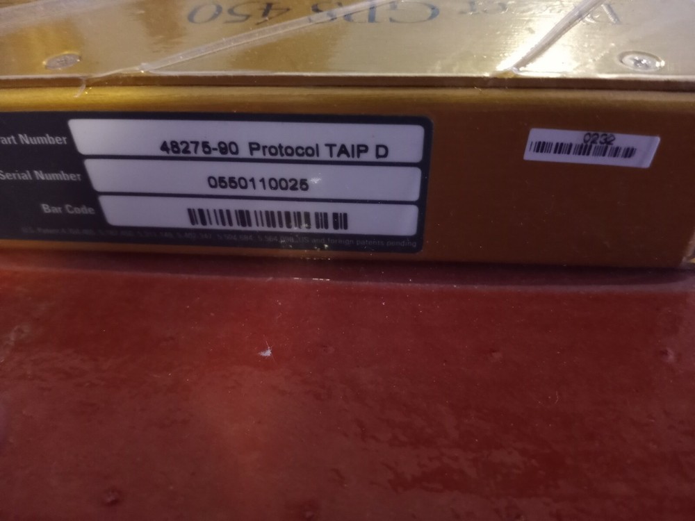 Trimble Placer GPS 450 48275 90 protocol TAIP D Mobile Positioning Unit
